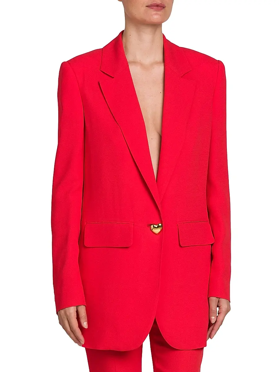 MOSCHINO Women's Enverse Satin Jacket | Thumbnail 4