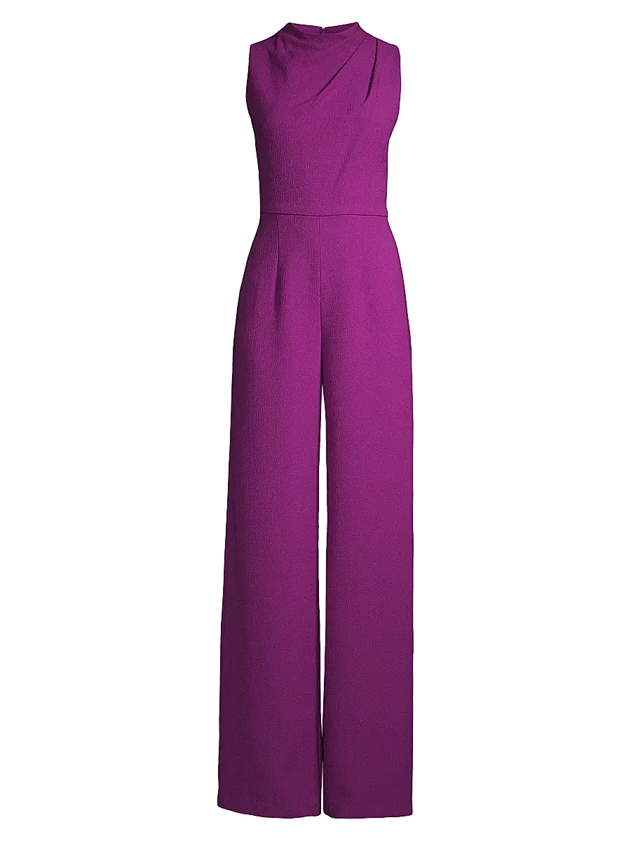 Women's Corinne Sleeveless Flared-Leg Jumpsuit