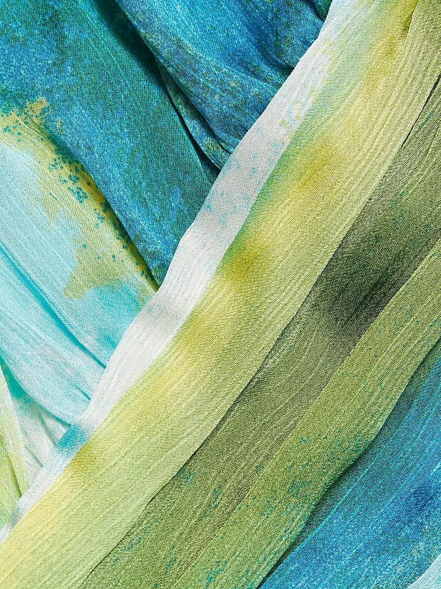 Bronx and Banco Women's Bedouin Coastal Abstract Silk-Blend Tie-Waist Minidress | Thumbnail 7 Bronx and Banco Women's Bedouin Coastal Abstract Silk-Blend Tie-Waist Minidress | Thumbnail 7