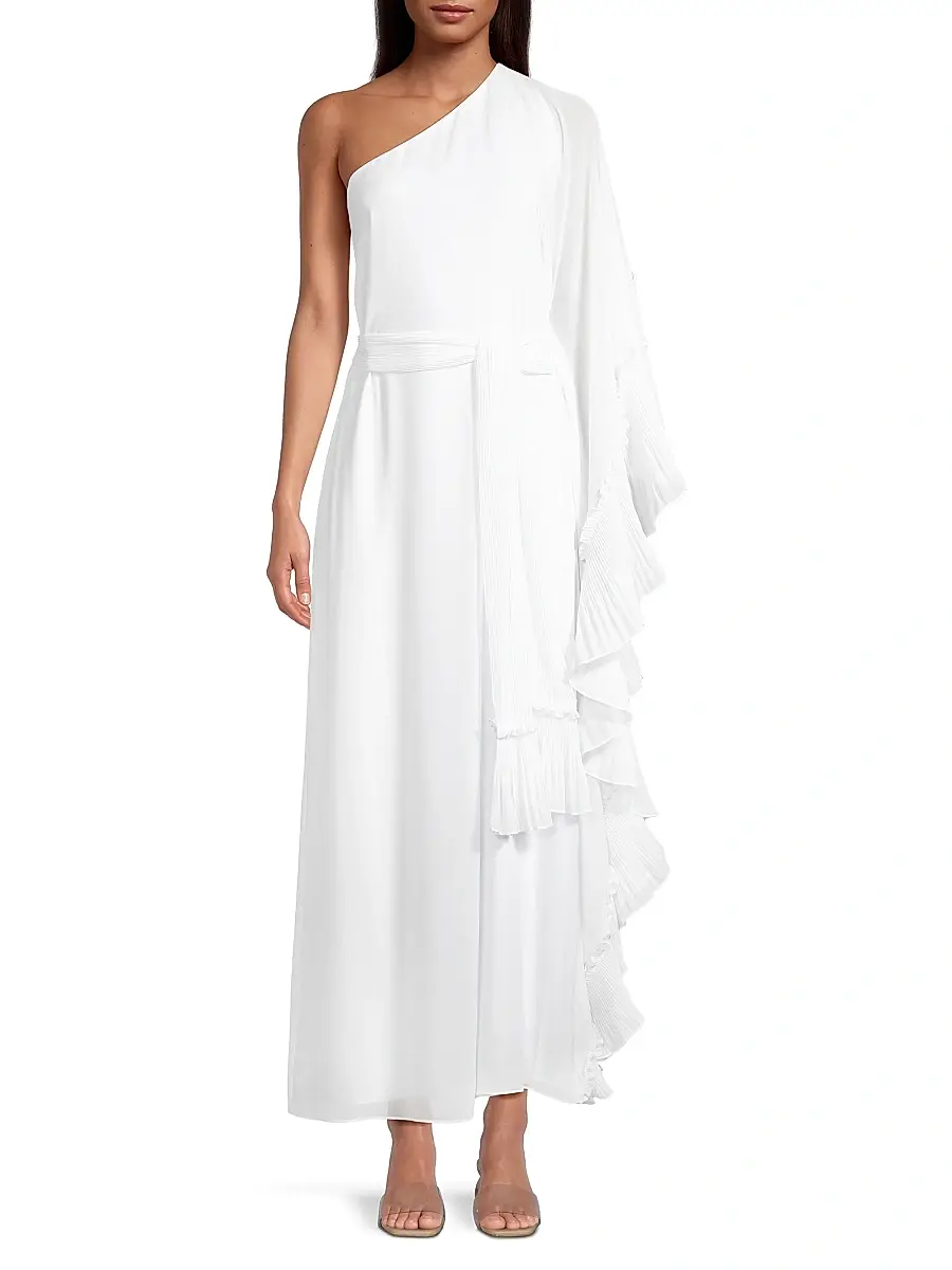 Ungaro Women's Laura One-Shoulder Ruffled Maxi Dress | Thumbnail 3 Ungaro Women's Laura One-Shoulder Ruffled Maxi Dress | Thumbnail 3