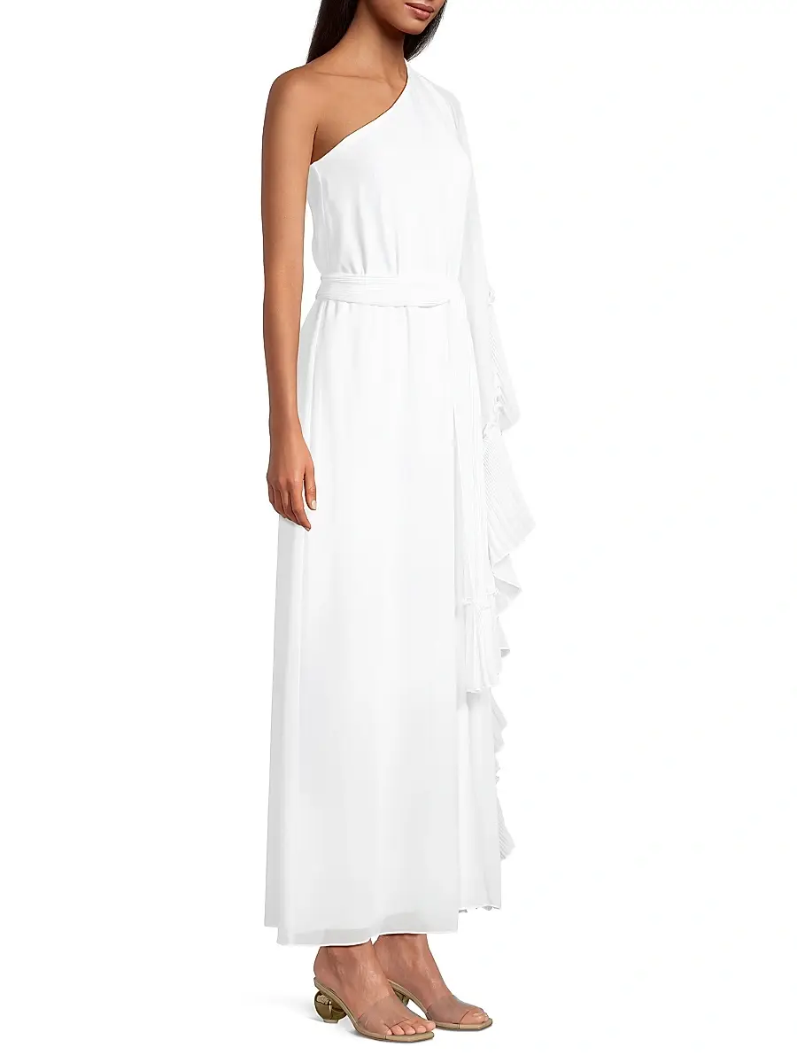 Ungaro Women's Laura One-Shoulder Ruffled Maxi Dress | Thumbnail 4 Ungaro Women's Laura One-Shoulder Ruffled Maxi Dress | Thumbnail 4