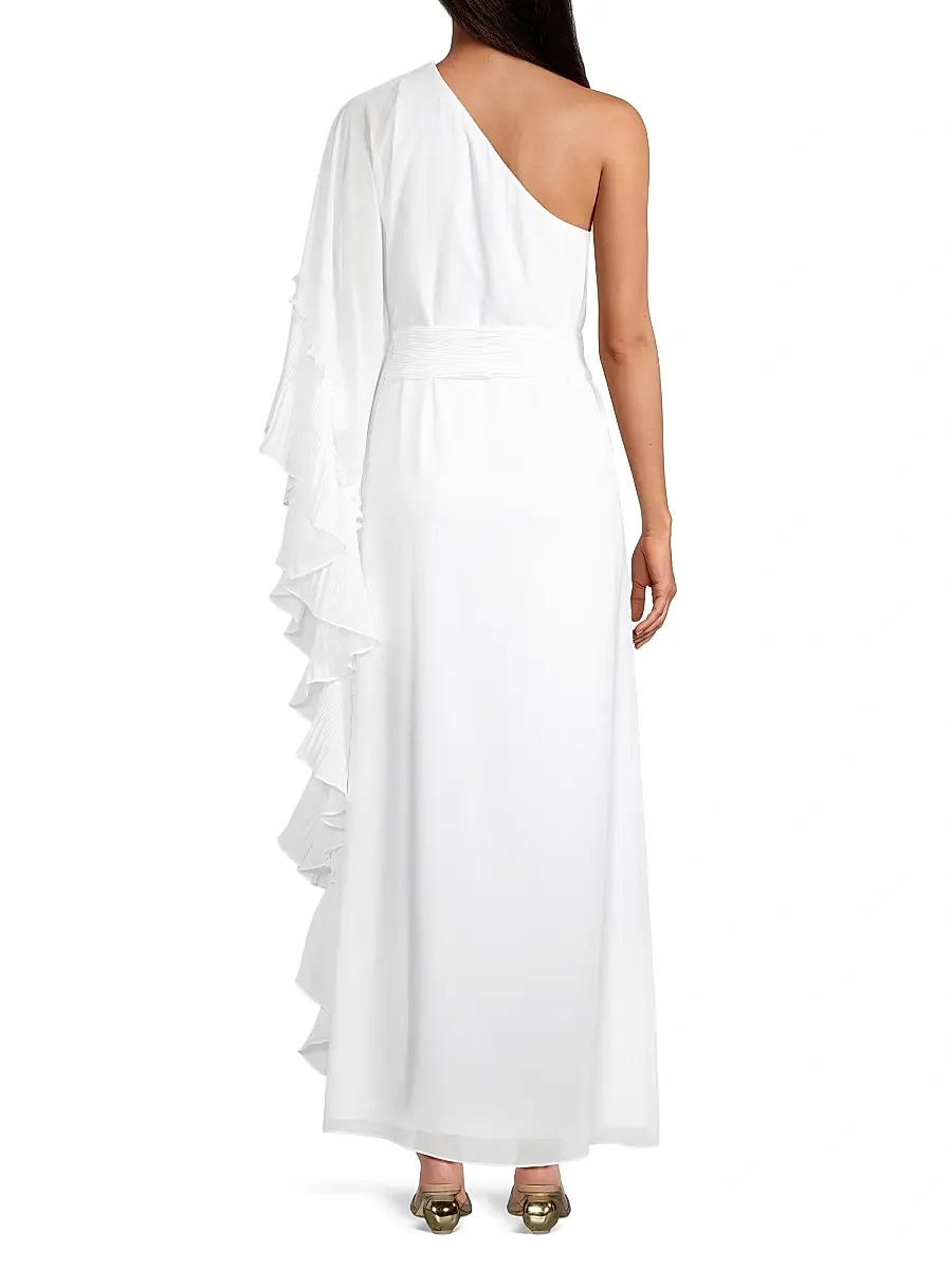 Ungaro Women's Laura One-Shoulder Ruffled Maxi Dress | Thumbnail 5 Ungaro Women's Laura One-Shoulder Ruffled Maxi Dress | Thumbnail 5