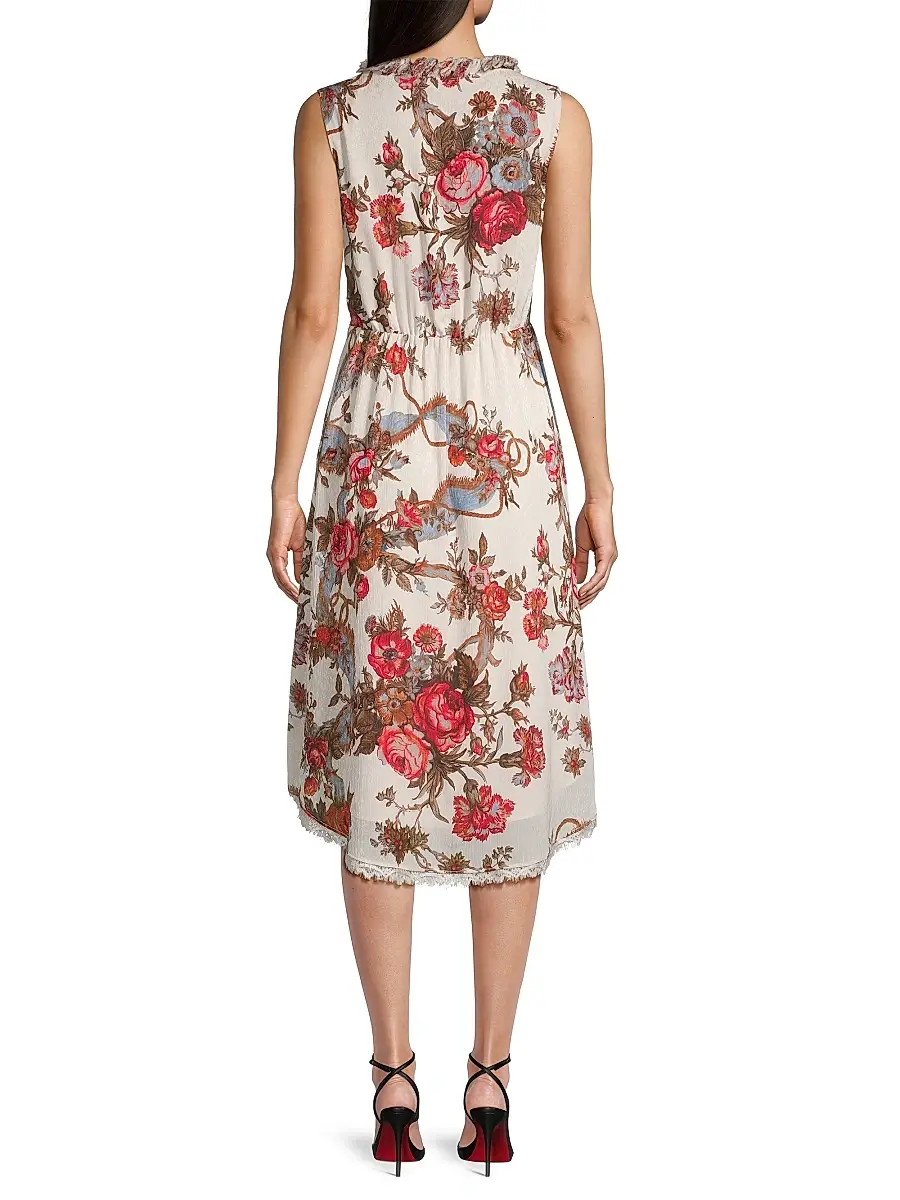 Kobi Halperin Women's Carine Floral-Print Midi-Dress | Thumbnail 5 Kobi Halperin Women's Carine Floral-Print Midi-Dress | Thumbnail 5