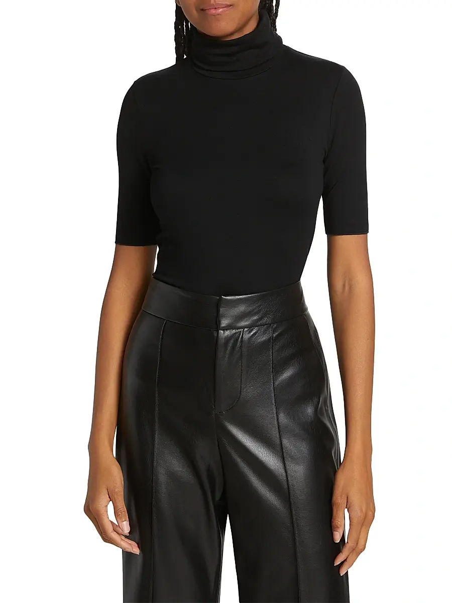 MAJESTIC FILATURES Women's Soft Touch Turtleneck Top | Thumbnail 3