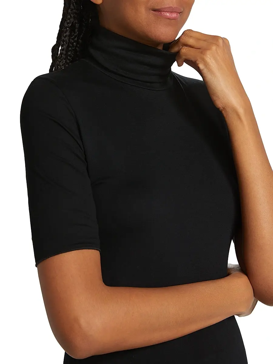 MAJESTIC FILATURES Women's Soft Touch Turtleneck Top | Thumbnail 6