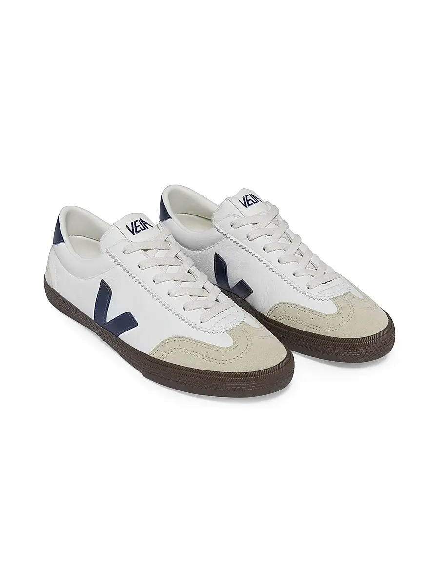 Veja Women's Volley Colorblocked Leather Low-Top Court Sneakers | Thumbnail 3 Veja Women's Volley Colorblocked Leather Low-Top Court Sneakers | Thumbnail 3