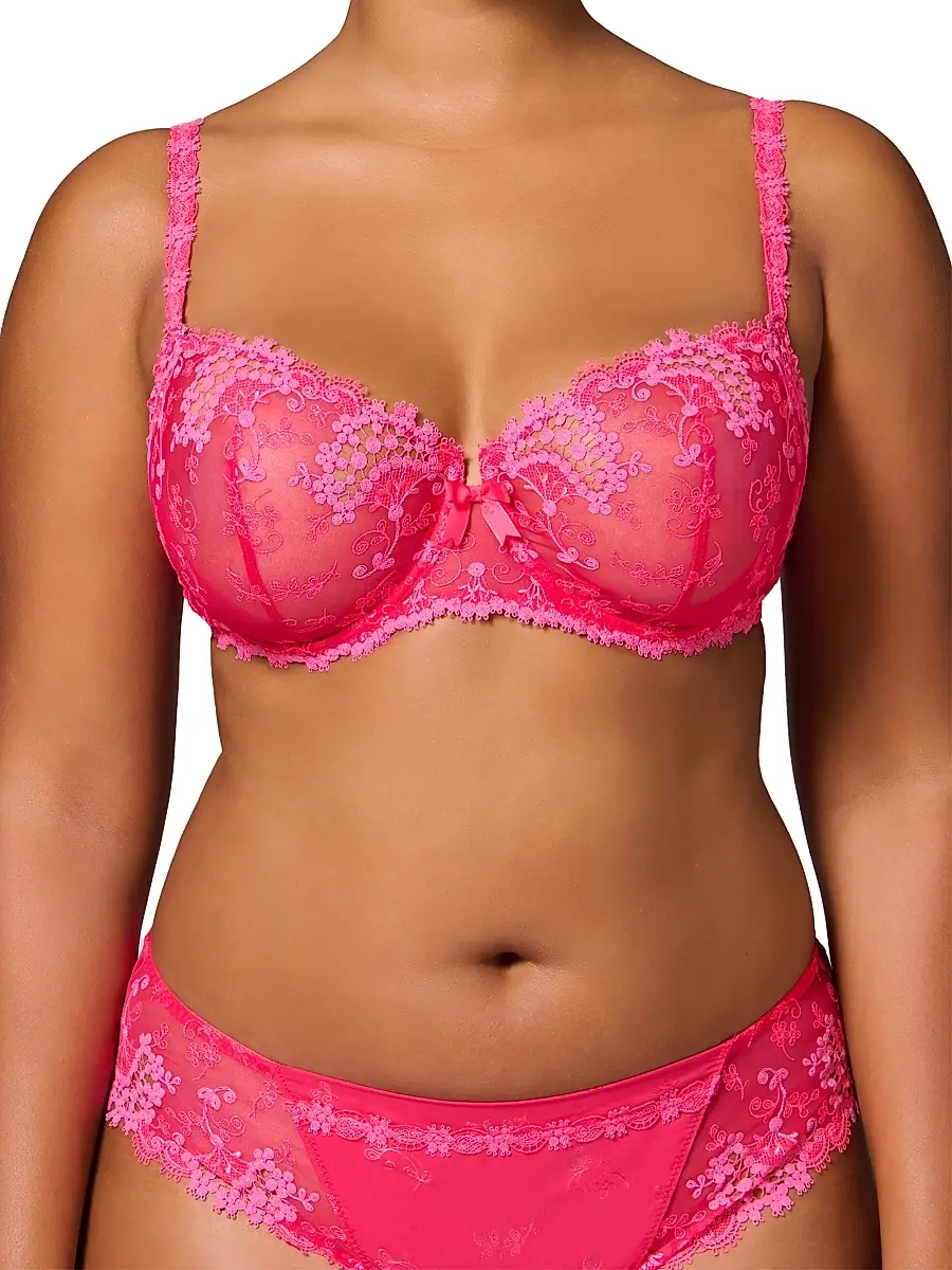 Simone Pérèle Women's Wish Embroidered Demi Bra | Thumbnail 4 Simone Pérèle Women's Wish Embroidered Demi Bra | Thumbnail 4