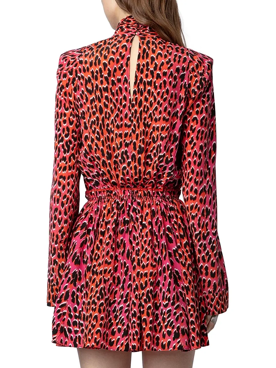 Zadig & Voltaire Women's Ryde Elasticized Leopard-Print Minidress | Thumbnail 7 Zadig & Voltaire Women's Ryde Elasticized Leopard-Print Minidress | Thumbnail 7