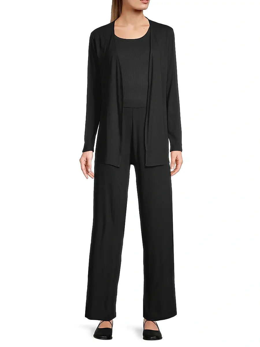 MAJESTIC FILATURES Women's Soft Touch Knit Open Cardigan | Thumbnail 2 MAJESTIC FILATURES Women's Soft Touch Knit Open Cardigan | Thumbnail 2