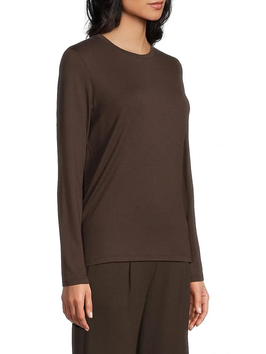 MAJESTIC FILATURES Women's Soft Touch Crewneck Top | Thumbnail 4 MAJESTIC FILATURES Women's Soft Touch Crewneck Top | Thumbnail 4