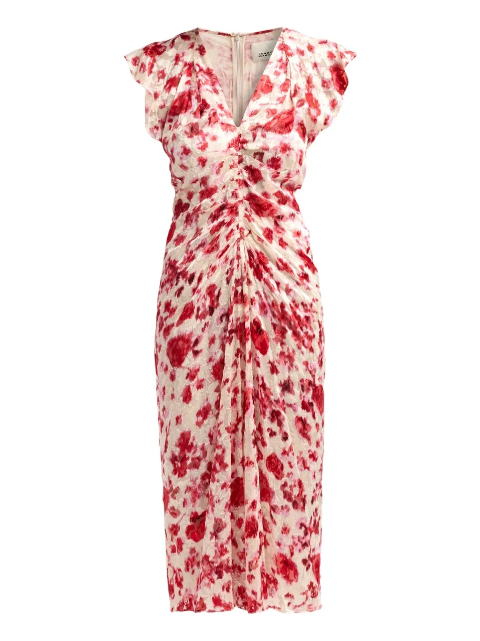 Women's Lyndsay Floral Silk-Blend Midi Dress Women's Lyndsay Floral Silk-Blend Midi Dress