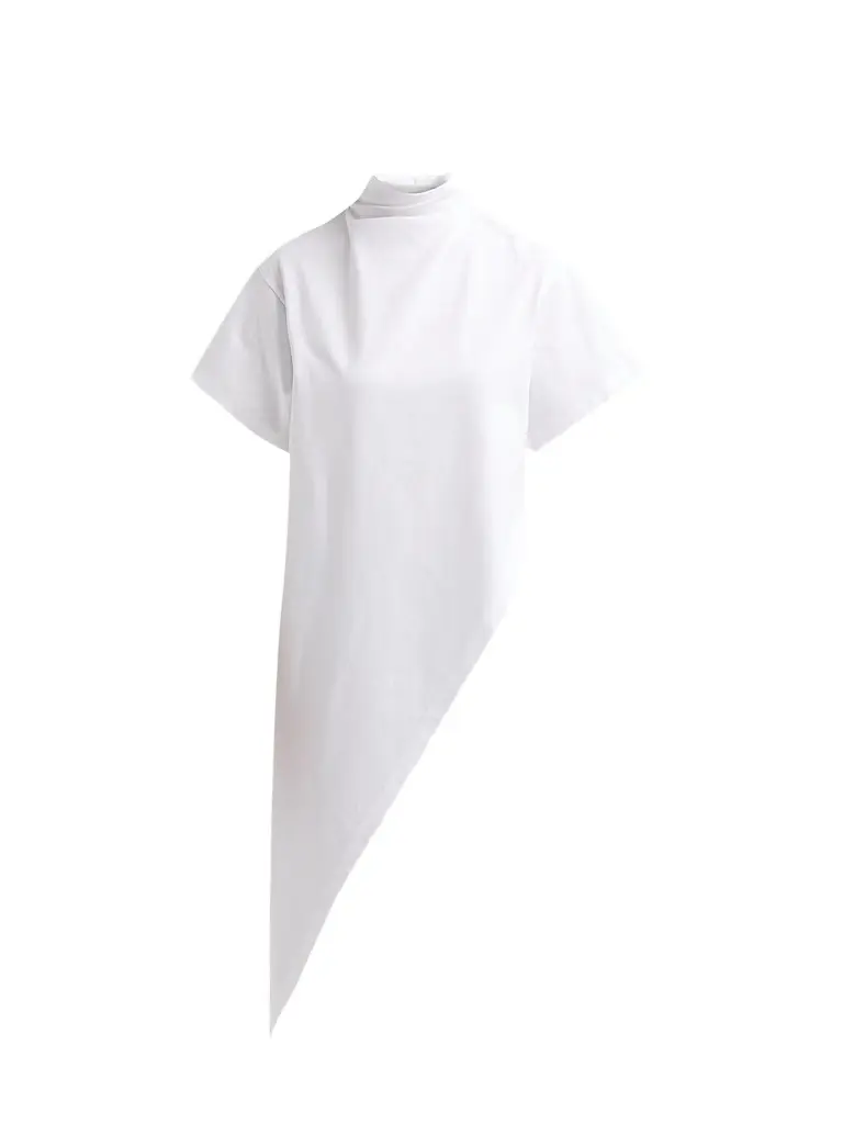 Alaïa Women's Triangle Cotton Jersey T-Shirt | Image 1 Alaïa Women's Triangle Cotton Jersey T-Shirt | Image 1