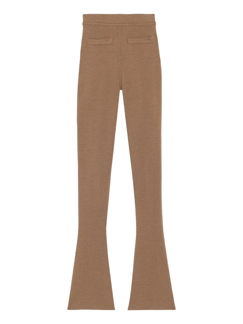 Women's Flared Pants In Wool - Chatain Women's Flared Pants In Wool - Chatain