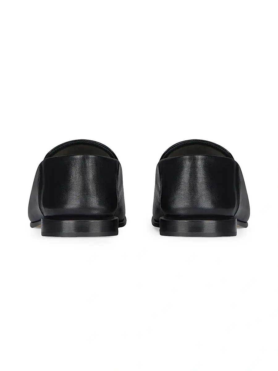 Givenchy Women's Label Loafers in Leather - Black | Thumbnail 5