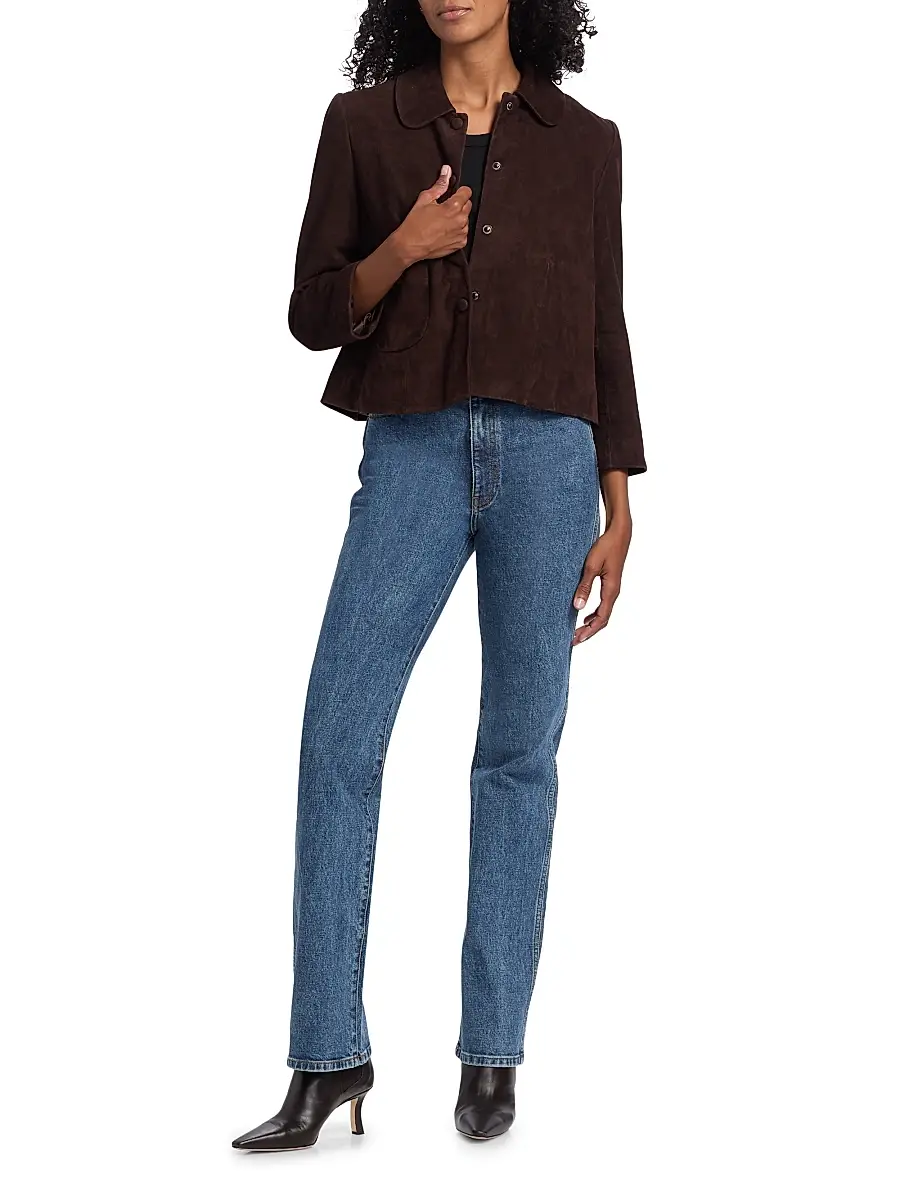Ba&sh Women's Milos Leather Jacket | Thumbnail 2 Ba&sh Women's Milos Leather Jacket | Thumbnail 2