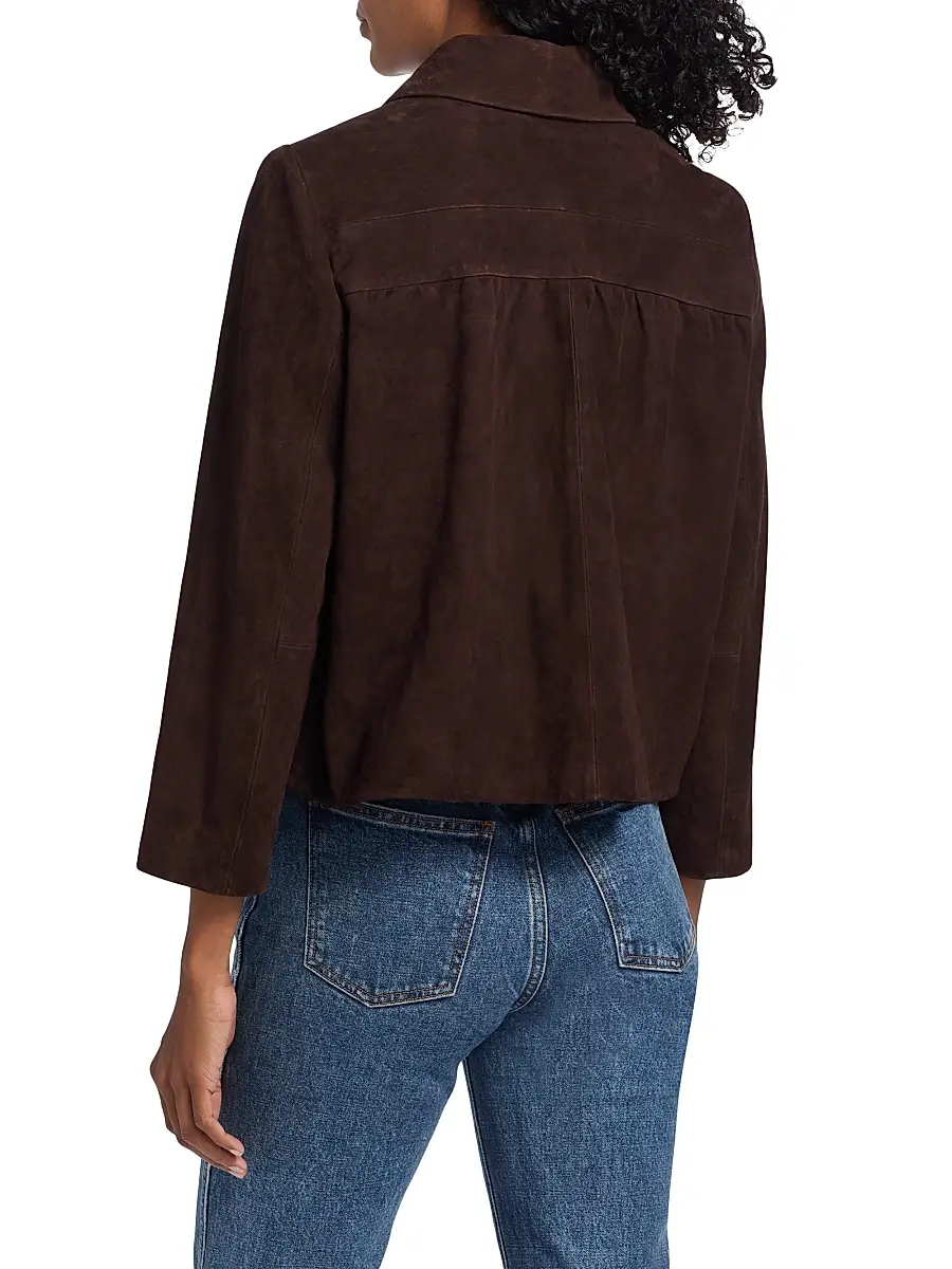 Ba&sh Women's Milos Leather Jacket | Thumbnail 5 Ba&sh Women's Milos Leather Jacket | Thumbnail 5