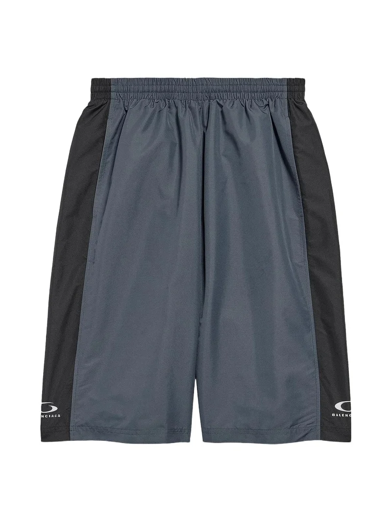 Balenciaga Men's Loop Sports Icon Basketball Swim Shorts