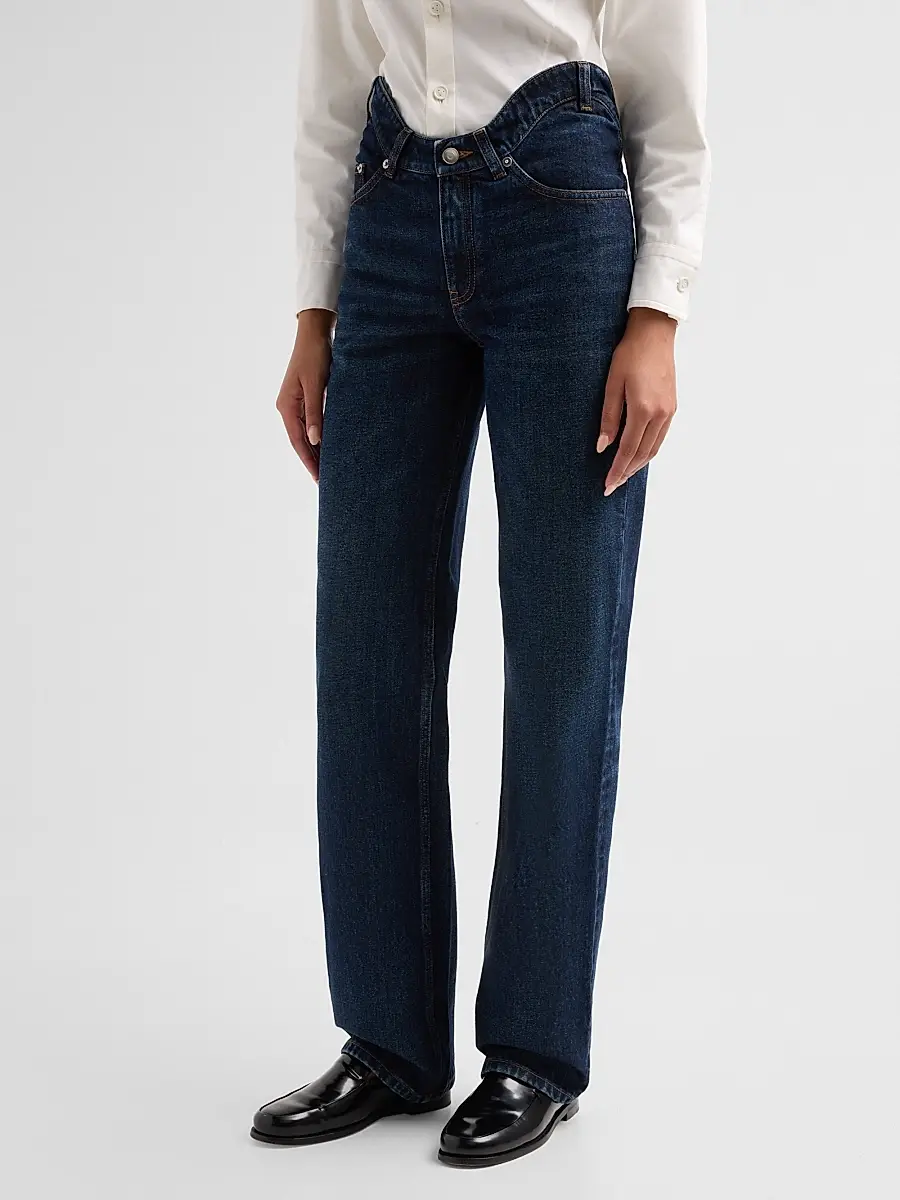 Jean Paul Gaultier Women's Curvy Waist Straight-Leg Jeans | Thumbnail 4 Jean Paul Gaultier Women's Curvy Waist Straight-Leg Jeans | Thumbnail 4