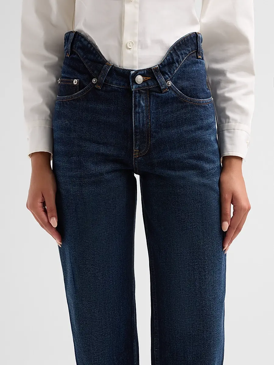 Jean Paul Gaultier Women's Curvy Waist Straight-Leg Jeans | Thumbnail 5 Jean Paul Gaultier Women's Curvy Waist Straight-Leg Jeans | Thumbnail 5