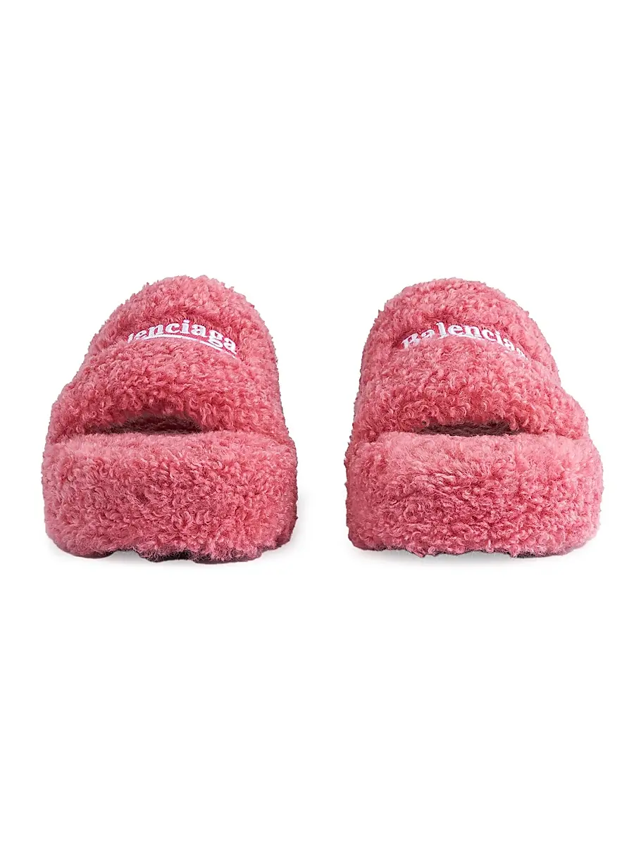Balenciaga Women's Fluffy Platform Sandals | Thumbnail 4 Balenciaga Women's Fluffy Platform Sandals | Thumbnail 4