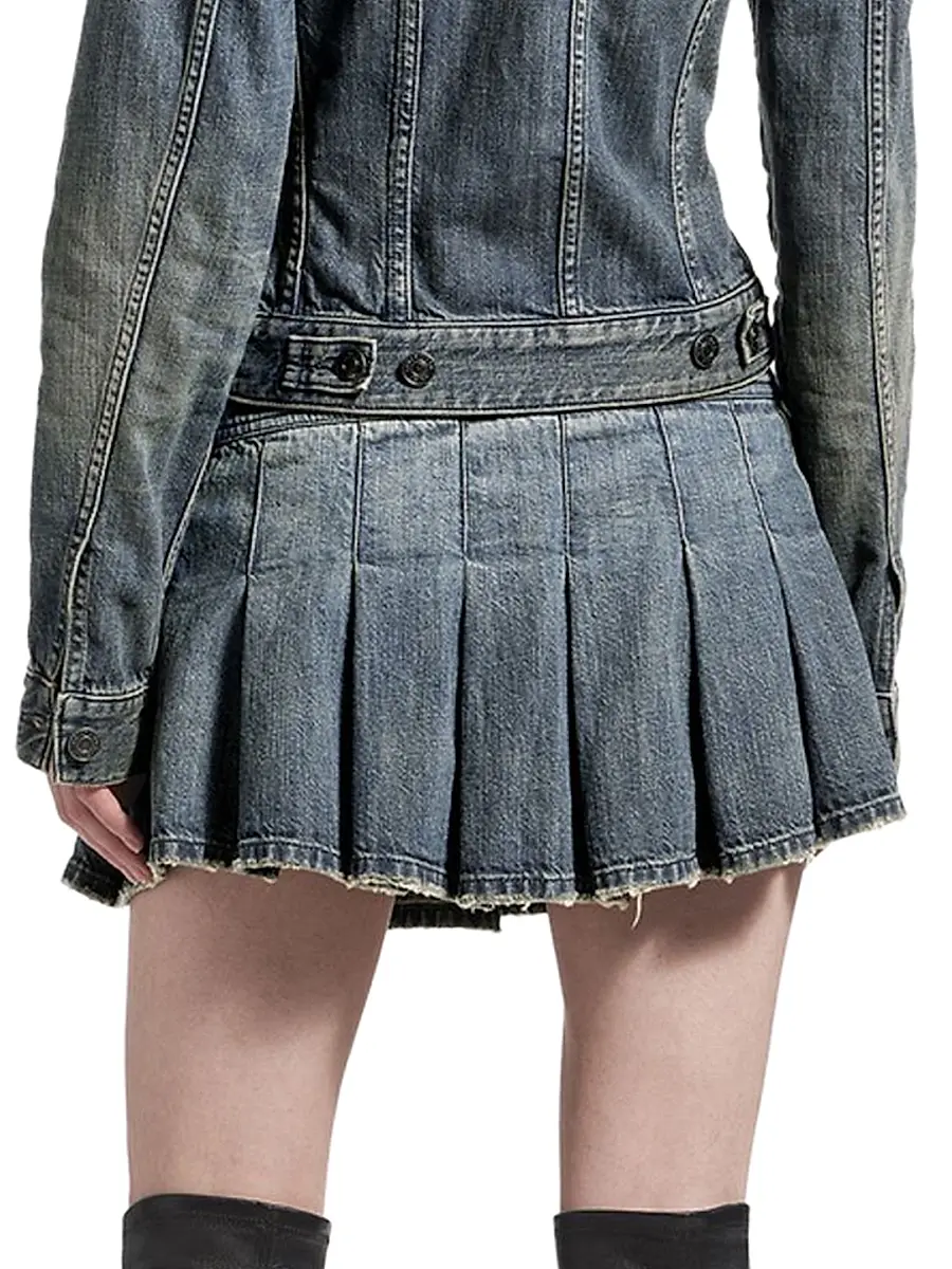Balenciaga Women's Buckle Pleated Skirt | Thumbnail 4 Balenciaga Women's Buckle Pleated Skirt | Thumbnail 4