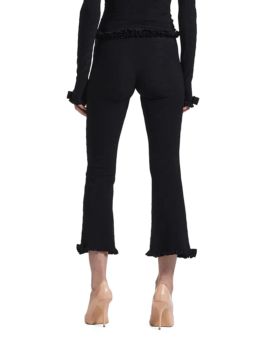 Balenciaga Women's Flared Capri Pants | Thumbnail 3 Balenciaga Women's Flared Capri Pants | Thumbnail 3