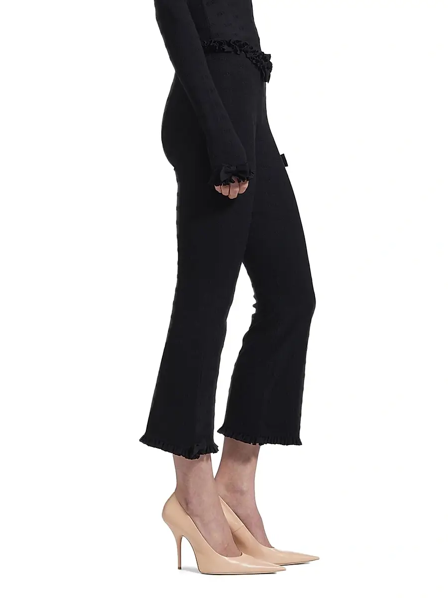 Balenciaga Women's Flared Capri Pants | Thumbnail 4 Balenciaga Women's Flared Capri Pants | Thumbnail 4