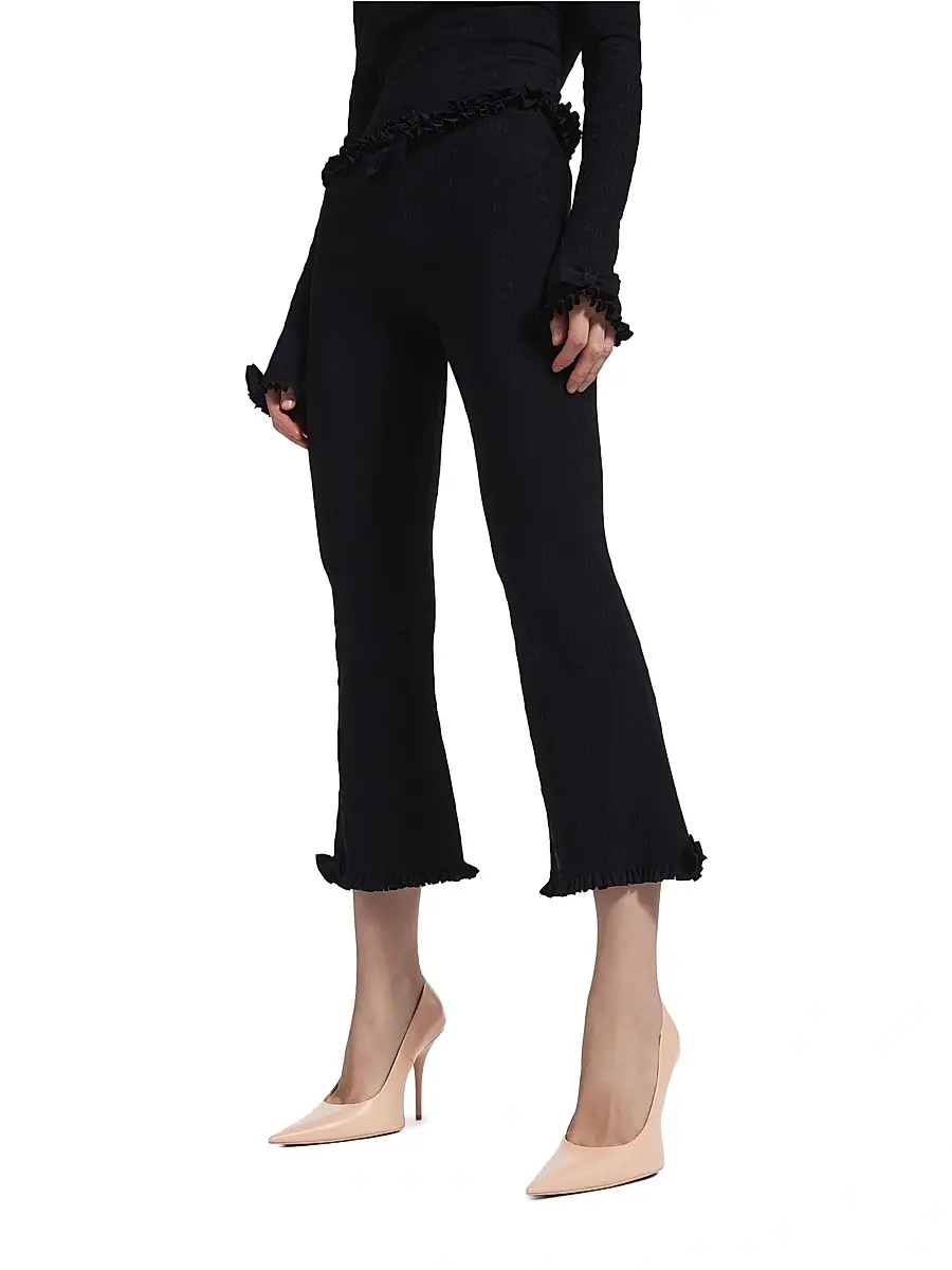Balenciaga Women's Flared Capri Pants | Thumbnail 5 Balenciaga Women's Flared Capri Pants | Thumbnail 5