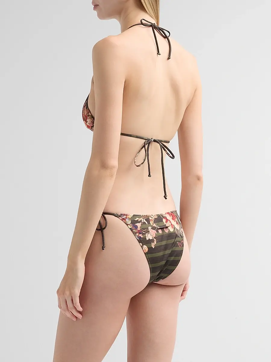 Jean Paul Gaultier Women's Marinière Grape Two-Piece Bikini | Thumbnail 3 Jean Paul Gaultier Women's Marinière Grape Two-Piece Bikini | Thumbnail 3