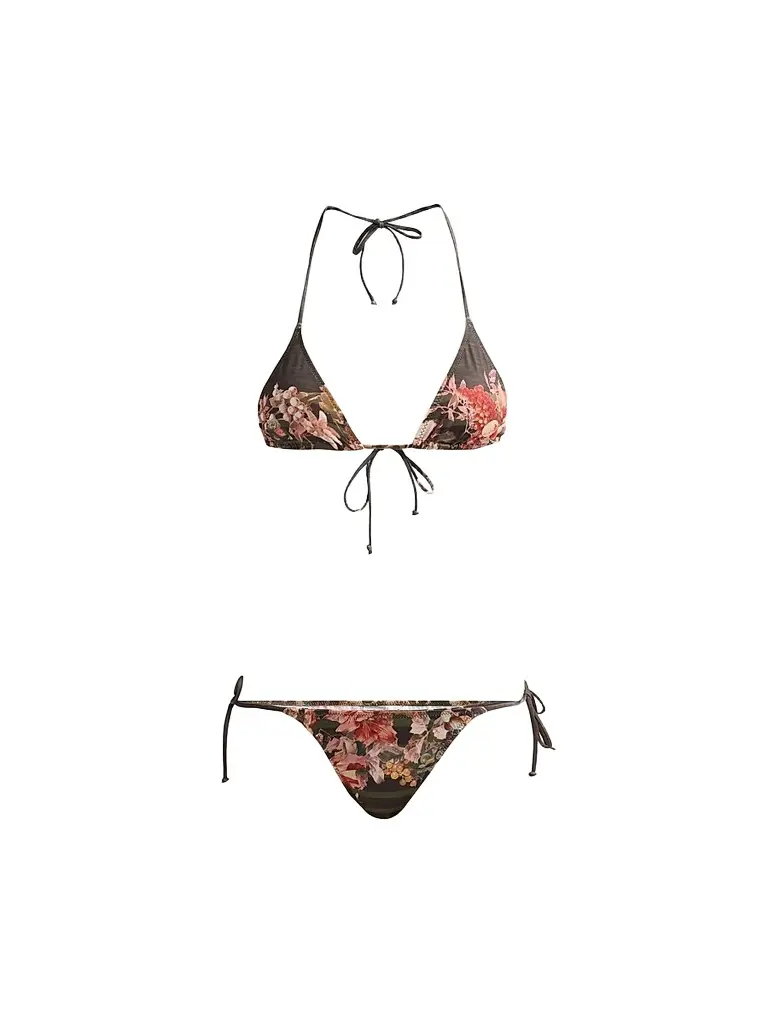 Jean Paul Gaultier Women's Marinière Grape Two-Piece Bikini
