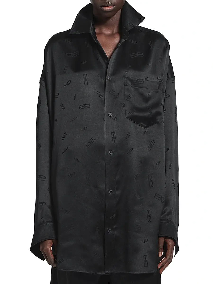 Balenciaga Women's Cocoon Shirt | Thumbnail 4