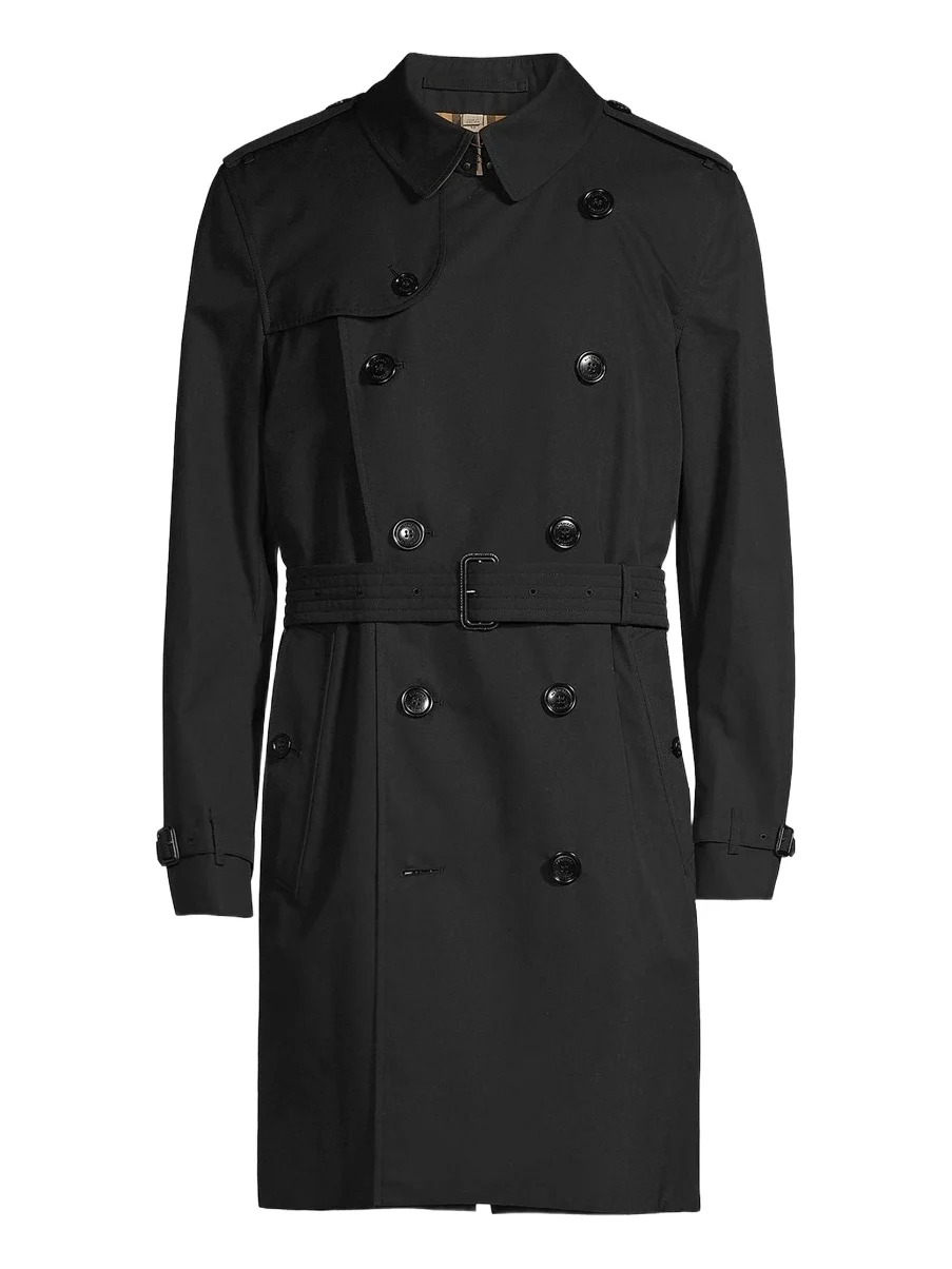 Burberry Men's Kensington Heritage Mid-Length Trench Coat
