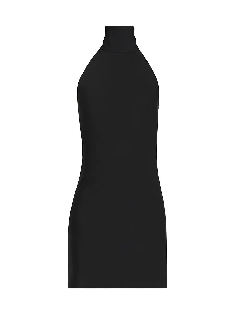 Courrèges Women's Banded Halter Jersey Minidress