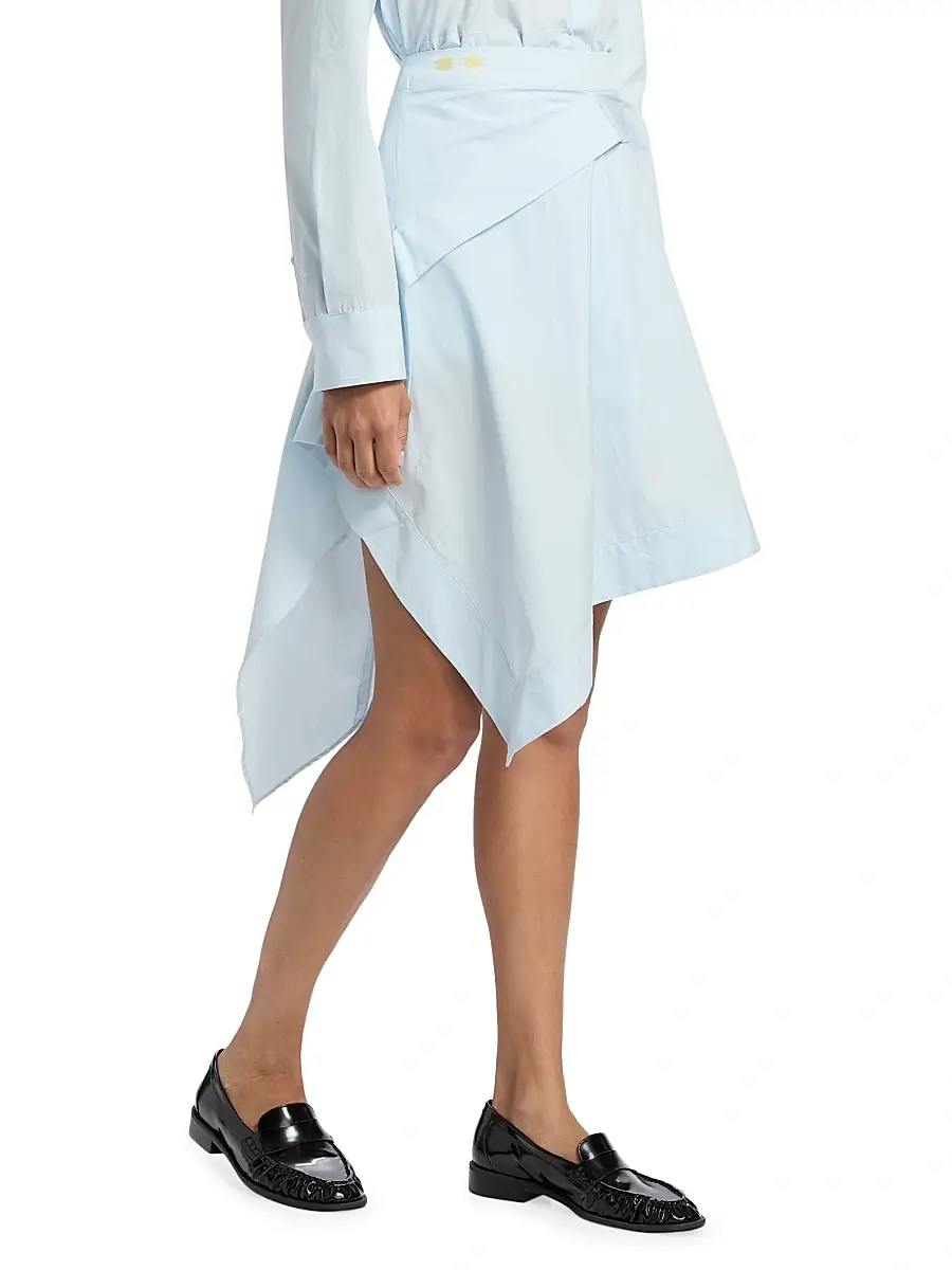 JW Anderson Women's Drape Asymmetric Skirt | Thumbnail 4 JW Anderson Women's Drape Asymmetric Skirt | Thumbnail 4
