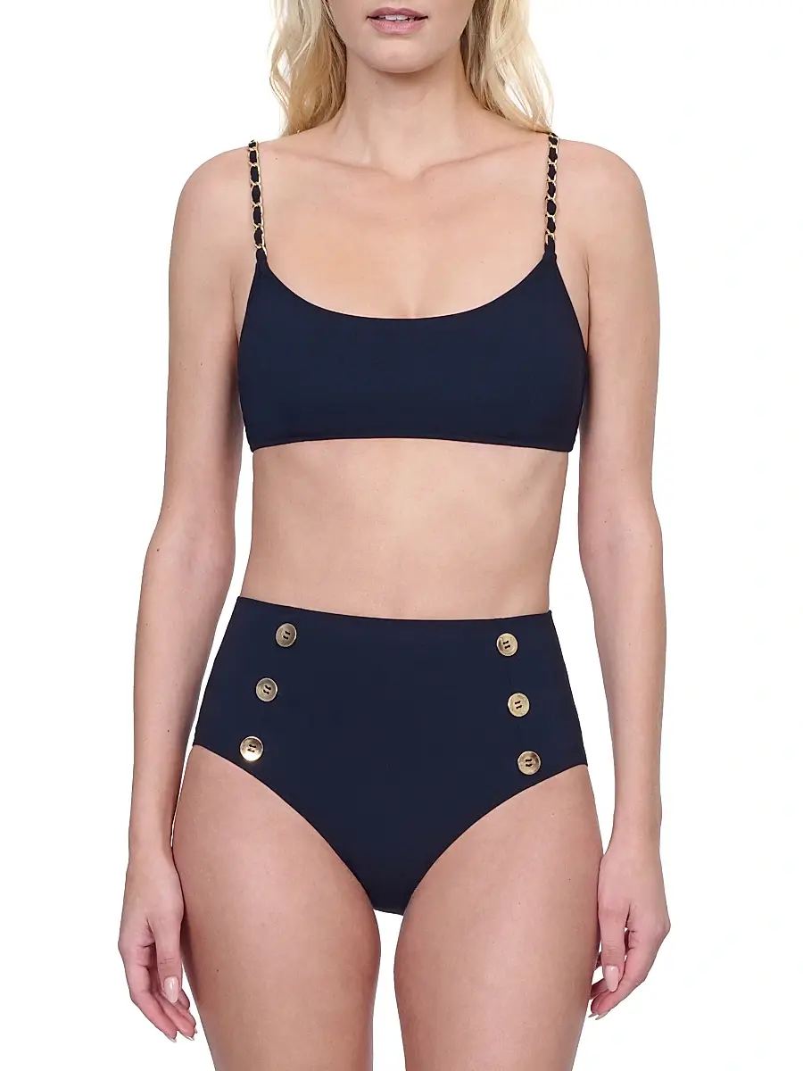 Gottex Swimwear Women's Monte Carlo Bralette Bikini Top - Black - Size 10 | Image 1 Gottex Swimwear Women's Monte Carlo Bralette Bikini Top - Black - Size 10 | Image 1