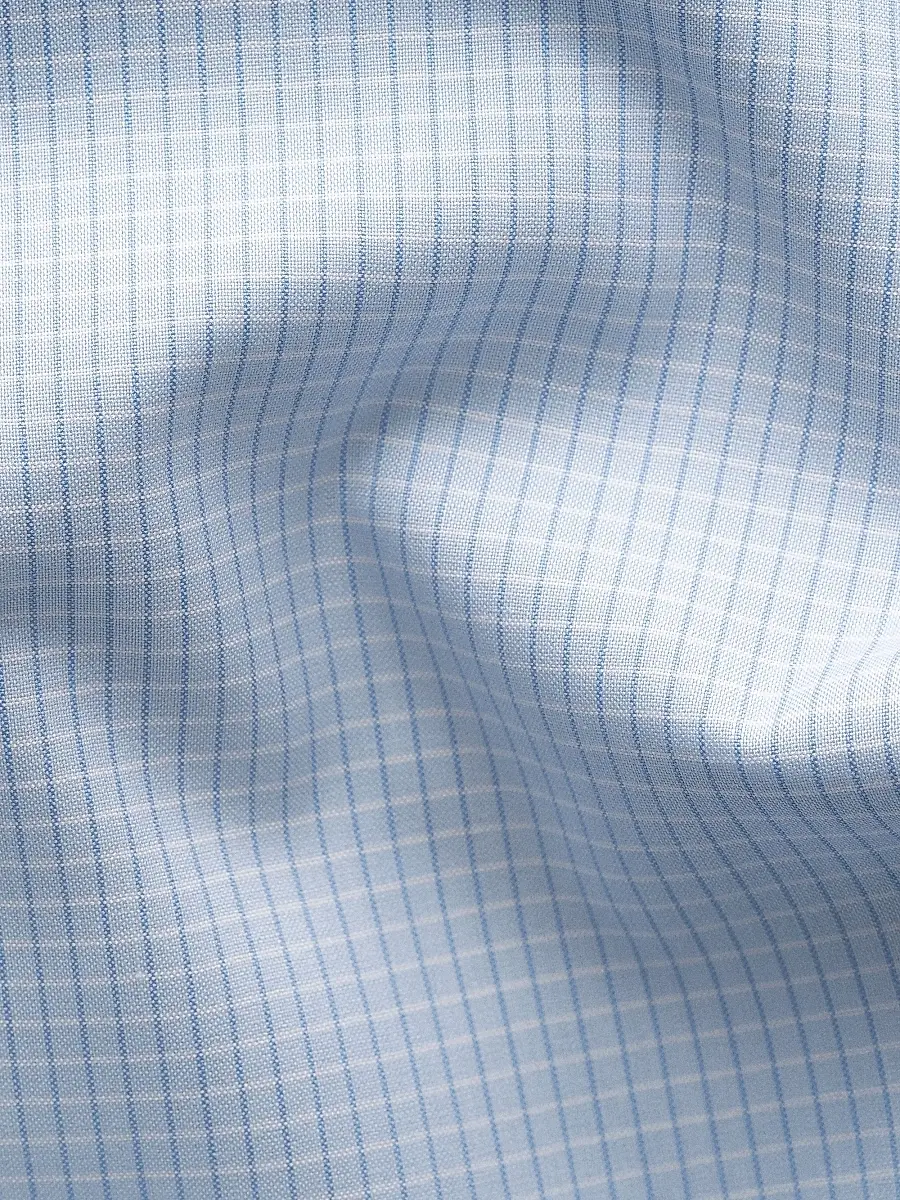 Eton Men's Contemporary-Fit Elevated Micro Check Cotton Shirt | Thumbnail 4 Eton Men's Contemporary-Fit Elevated Micro Check Cotton Shirt | Thumbnail 4