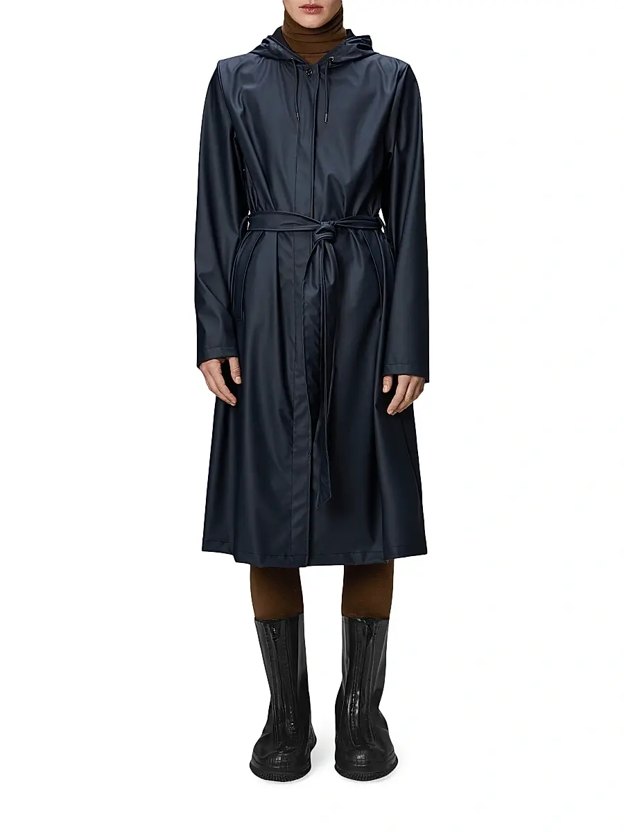 Rains Women's A-Line Longer W Jacket | Thumbnail 3 Rains Women's A-Line Longer W Jacket | Thumbnail 3