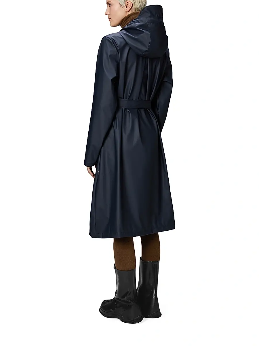 Rains Women's A-Line Longer W Jacket | Thumbnail 4 Rains Women's A-Line Longer W Jacket | Thumbnail 4