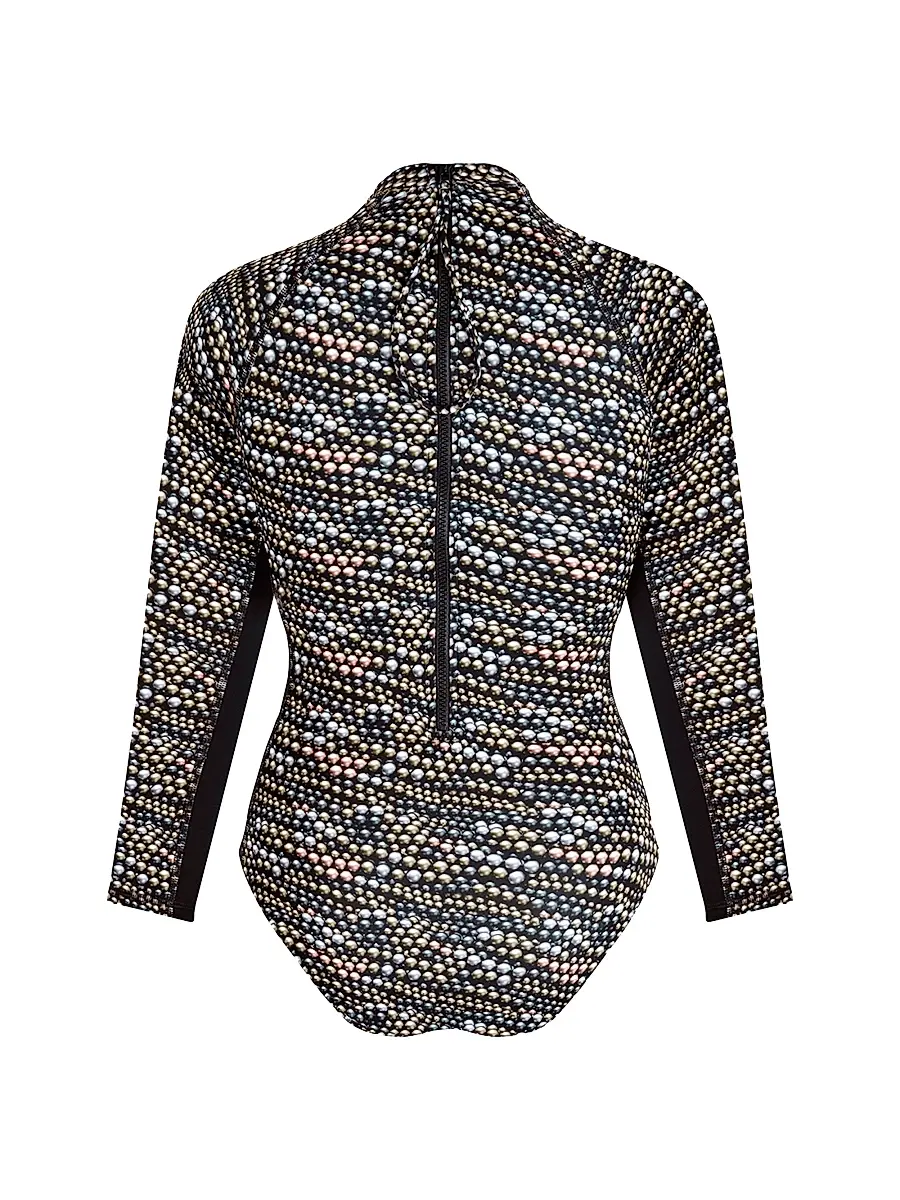 Vilebrequin Women's Pearl Long-Sleeve Rashguard | Thumbnail 3 Vilebrequin Women's Pearl Long-Sleeve Rashguard | Thumbnail 3