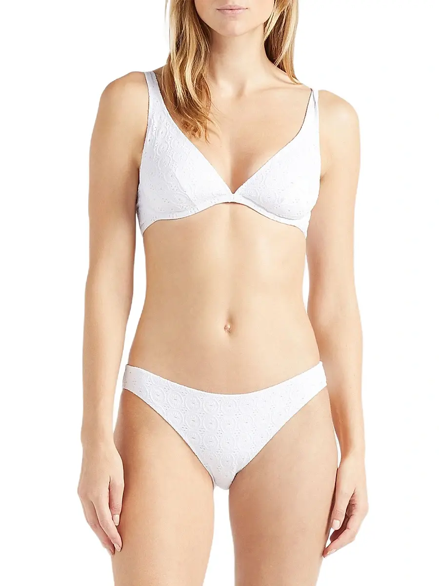 Vilebrequin Women's Broderie Anglaise Underwire Bikini Top | Thumbnail 3 Vilebrequin Women's Broderie Anglaise Underwire Bikini Top | Thumbnail 3