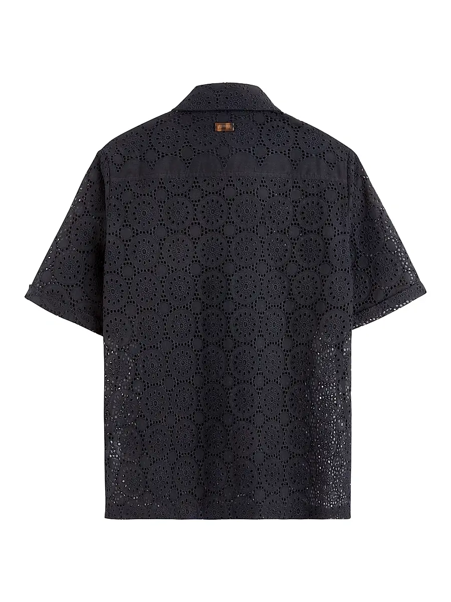Vilebrequin Women's Broderie Anglaise Short-Sleeve Shirt | Thumbnail 2 Vilebrequin Women's Broderie Anglaise Short-Sleeve Shirt | Thumbnail 2