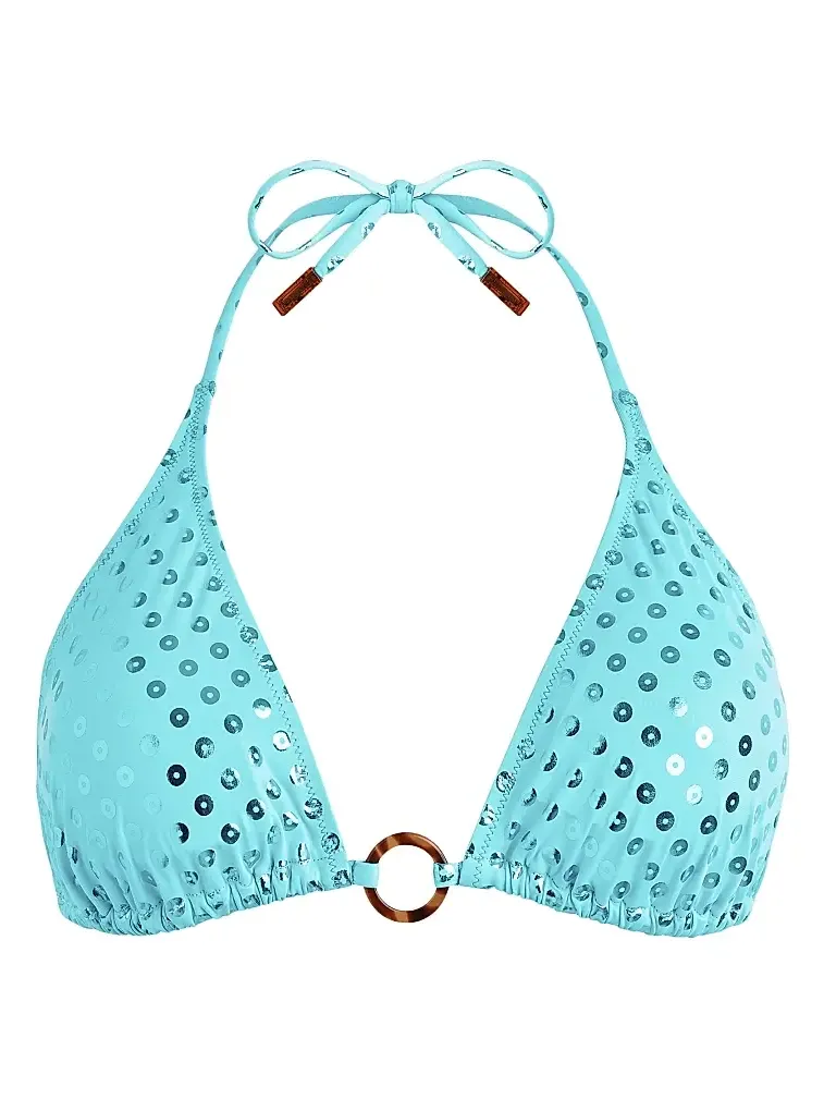 Vilebrequin Women's Sequined Halterneck Bikini Top