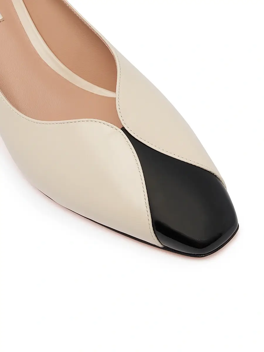 BALLY Women's Samya 55MM Two-Tone Leather Pumps | Thumbnail 5 BALLY Women's Samya 55MM Two-Tone Leather Pumps | Thumbnail 5