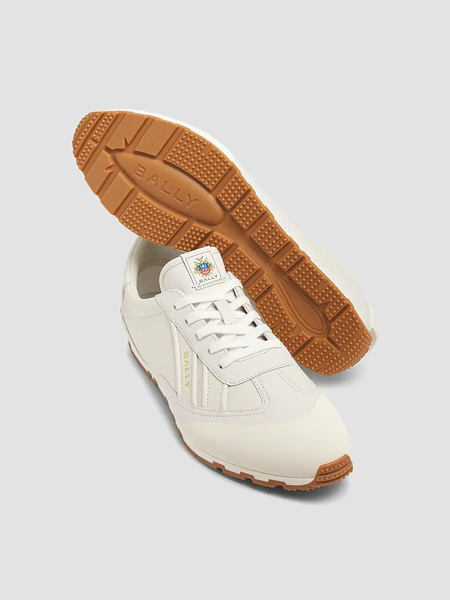 BALLY Men's Leather Low-Top Sneakers | Thumbnail 4 BALLY Men's Leather Low-Top Sneakers | Thumbnail 4