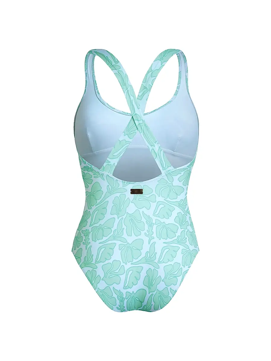 Vilebrequin Women's Seashell-Print Jersey One-Piece Swimsuit | Thumbnail 2