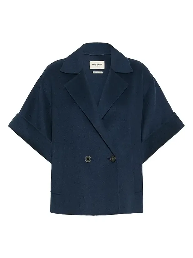 Women's Short Wool Broadcloth Coat