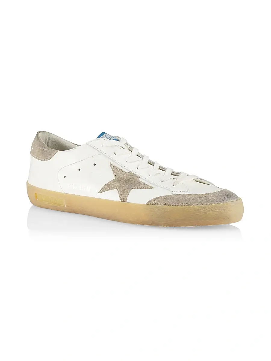 Golden Goose Men's Super-Star Penstar Leather Low-Top Sneakers | Thumbnail 2 Golden Goose Men's Super-Star Penstar Leather Low-Top Sneakers | Thumbnail 2