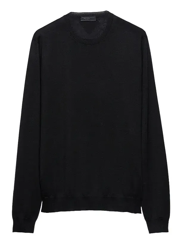 Men's Cashmere and Silk Crewneck Sweater Men's Cashmere and Silk Crewneck Sweater