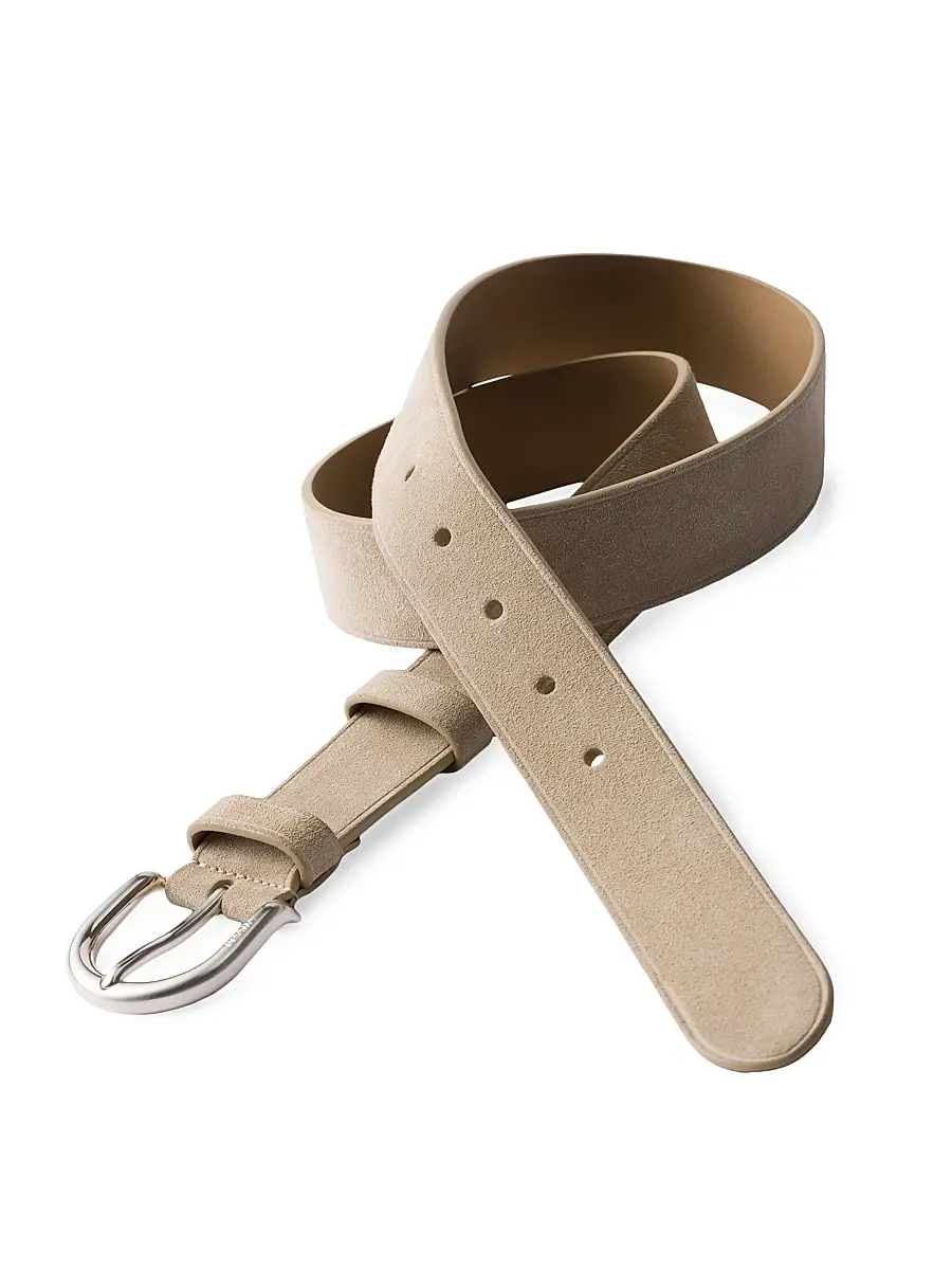 Prada Men's Suede Belt | Thumbnail 2 Prada Men's Suede Belt | Thumbnail 2