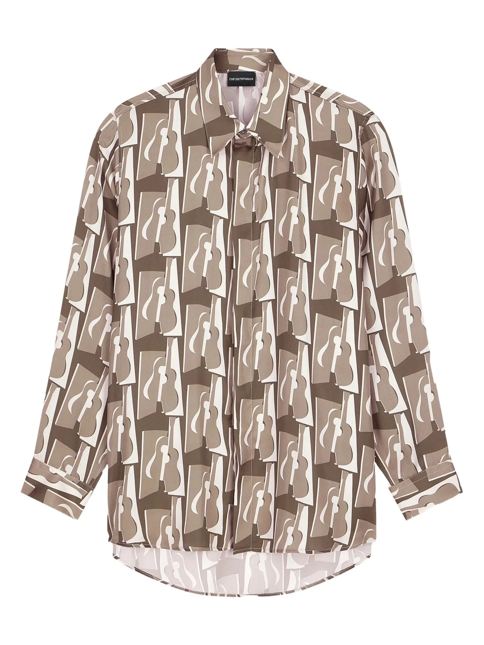 Emporio Armani Men's Abstract-Print Sport Shirt